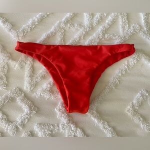 MIKOH size medium bikini bottom. Dark orange. Brand new.